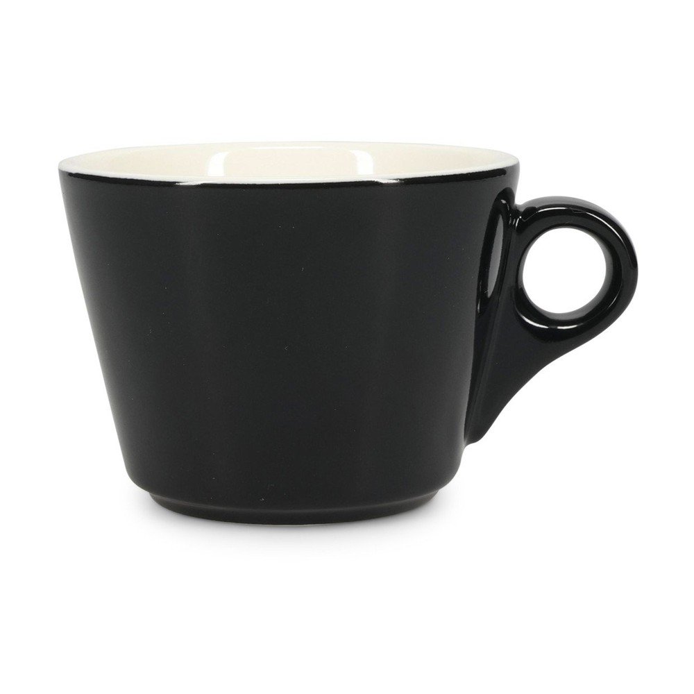 Černý porcelánový šálek na cappuccino 160 ml Barista – BonBistro BonBistro