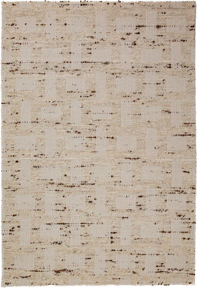 Ručně tkaný koberec s příměsí vlny v přírodní barvě 140x200 cm Rova Blend – Flair Rugs Flair Rugs