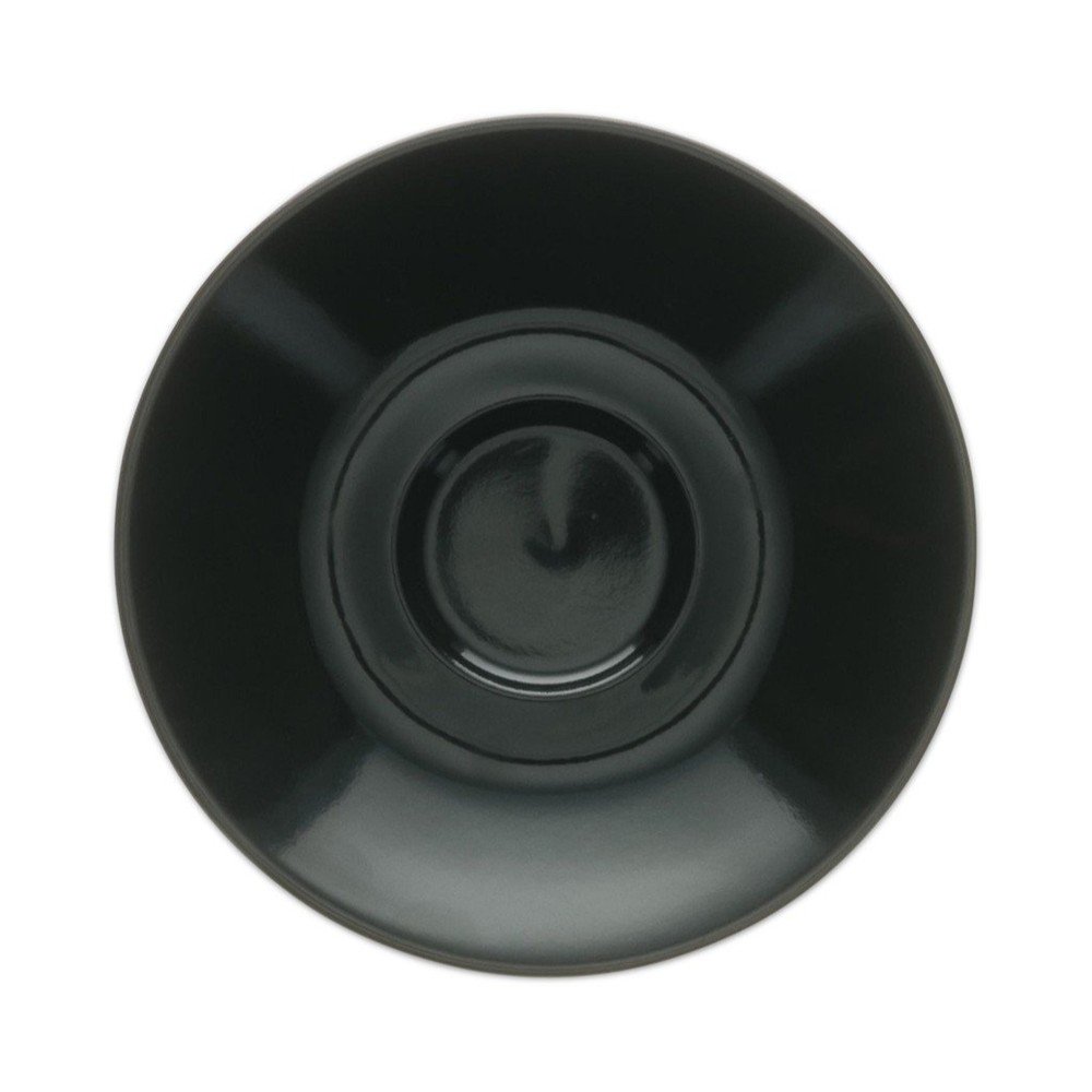 Černý porcelánový podšálek ø 12
