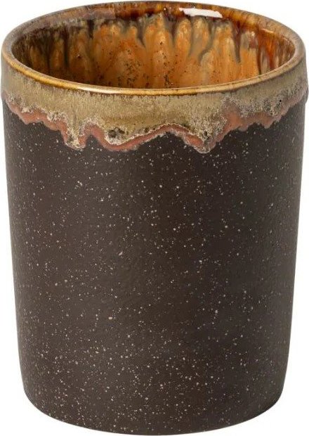 Hnědý kameninový kelímek na zubní kartáčky Poterie Bath – Casafina Casafina