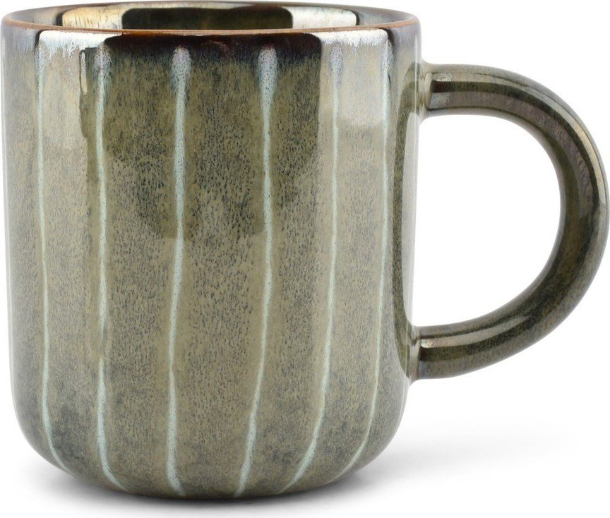 Tmavě zelený kameninový hrnek 500 ml Muggies – Salt&Pepper Salt&Pepper