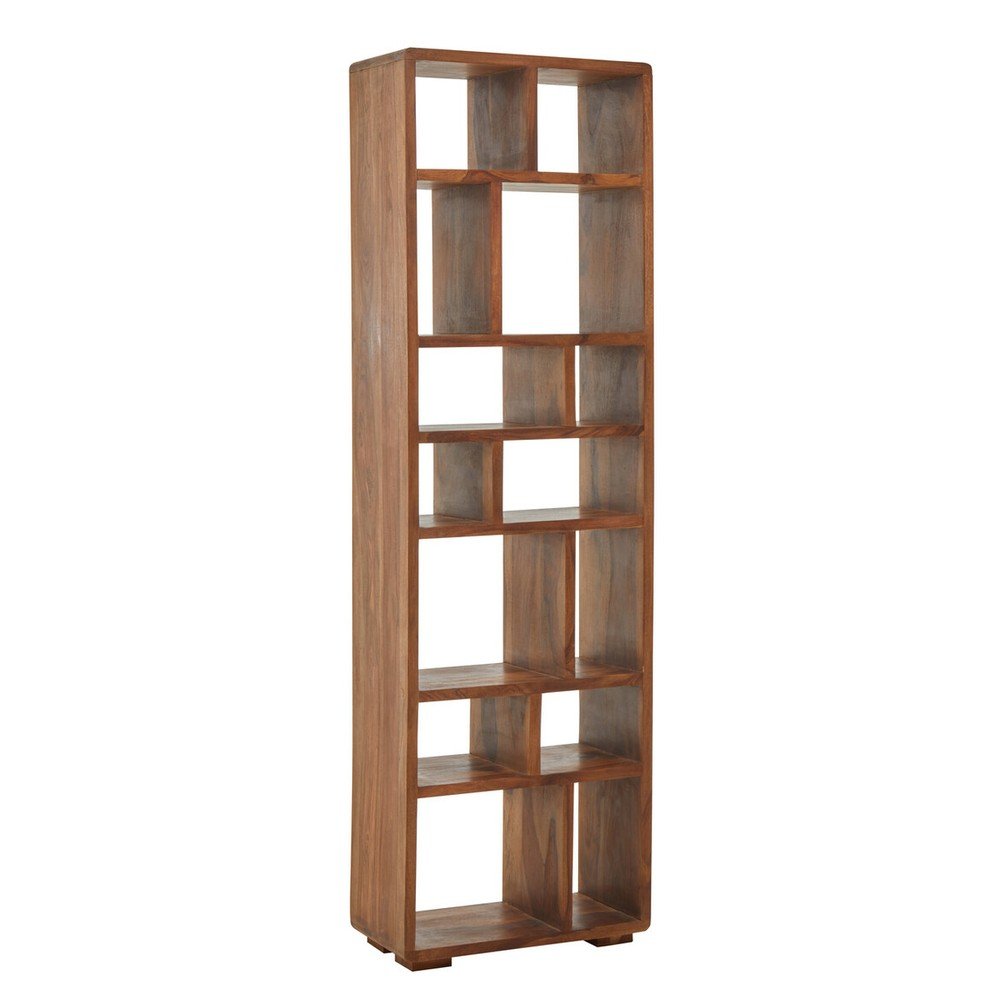 Regál z masivu rosewood v přírodní barvě 58x190x30 cm Surati – Premier Housewares Premier Housewares