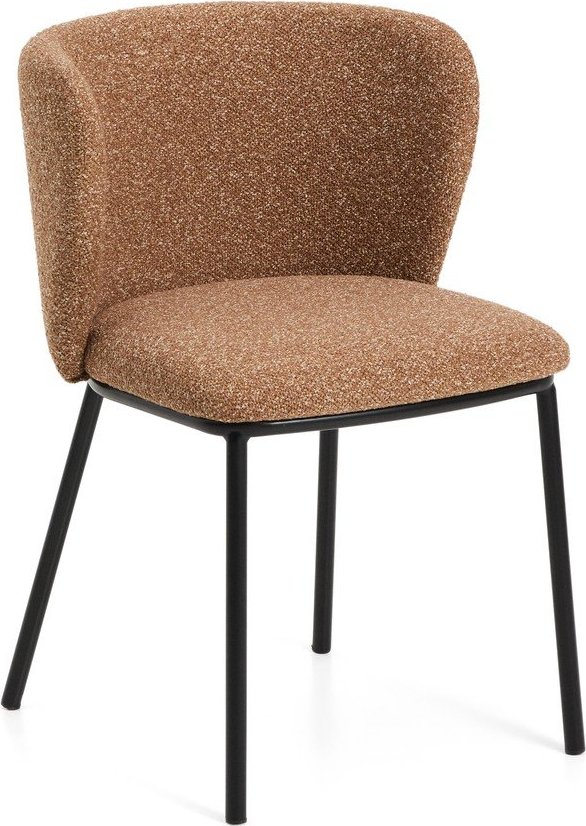 Čalouněné jídelní křeslo v terakotové barvě Ciselia – Kave Home Kave Home
