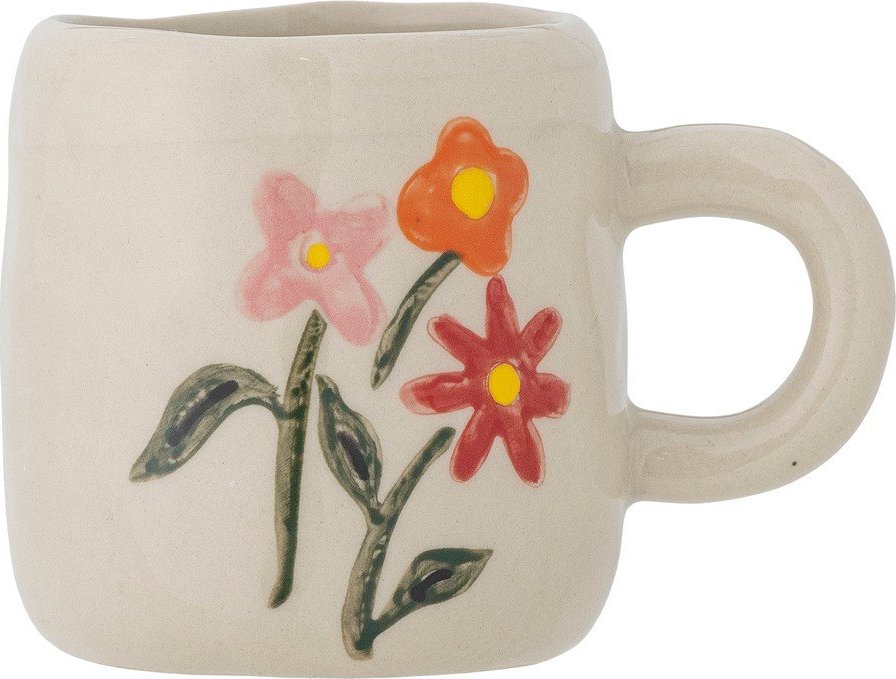 Krémový dětský hrnek z kameniny 110 ml Millie – Bloomingville Mini Bloomingville Mini