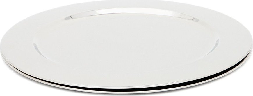 Servírovací nerezové talíře v sadě 2 ks ve stříbrné barvě ø 33 cm Nirela – Kave Home Kave Home