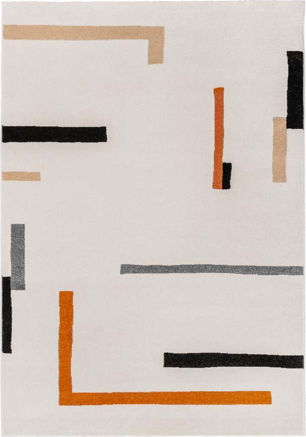Oranžový/krémový koberec 120x180 cm Linea – Universal Universal