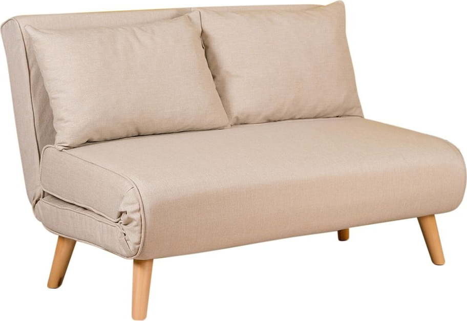 Béžová rozkládací pohovka 120 cm Folde – Artie Hanah Home