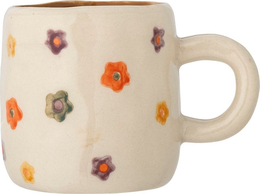 Béžový dětský hrnek z kameniny 130 ml Addy – Bloomingville Mini Bloomingville Mini