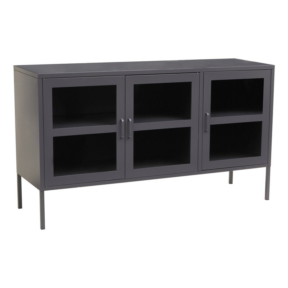 Šedá ocelová vitrína 140x80x45 cm Acier – Premier Housewares Premier Housewares