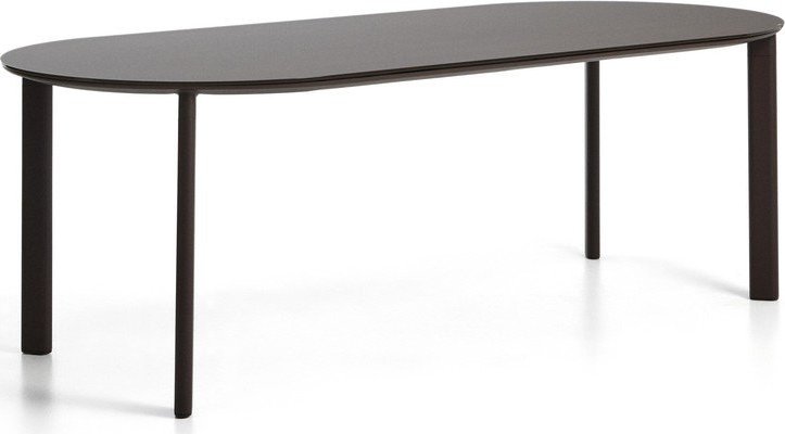 Zahradní jídelní stůl se skleněnou deskou 100x230 cm Erice – Kave Home Kave Home
