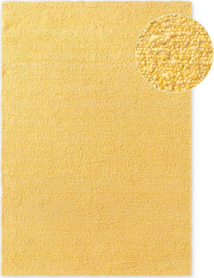 Žlutý ručně tkaný koberec z materiálu bouclé 120x170 cm Notting Hill Portobello – Ted Baker Ted Baker