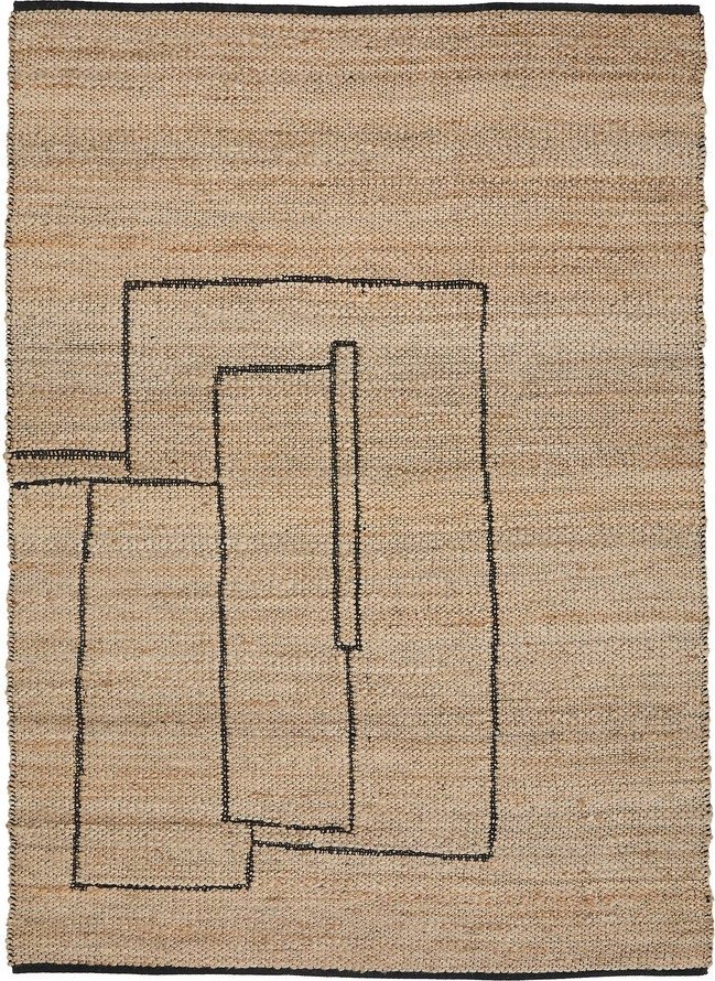 Oboustranný/ručně tkaný jutový koberec v přírodní barvě 160x230 cm Velira – Kave Home Kave Home