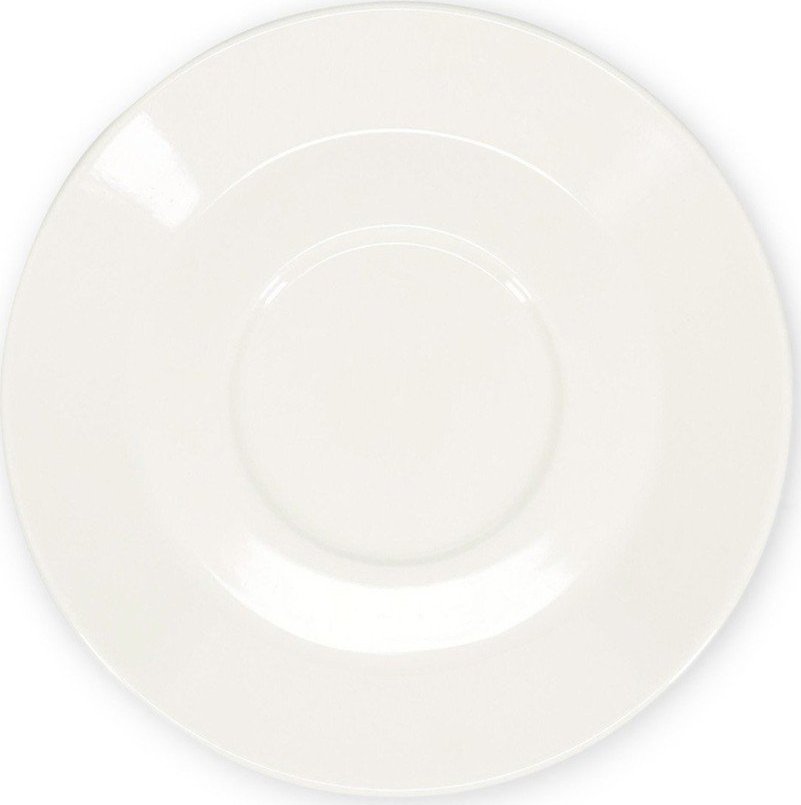 Bílý porcelánový podšálek ø 16
