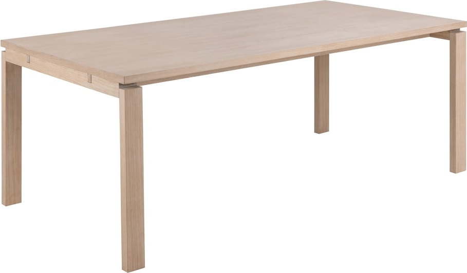 Rozkládací jídelní stůl s deskou v dubovém dekoru 100x200 cm Linley - II. jakost – Actona Actona