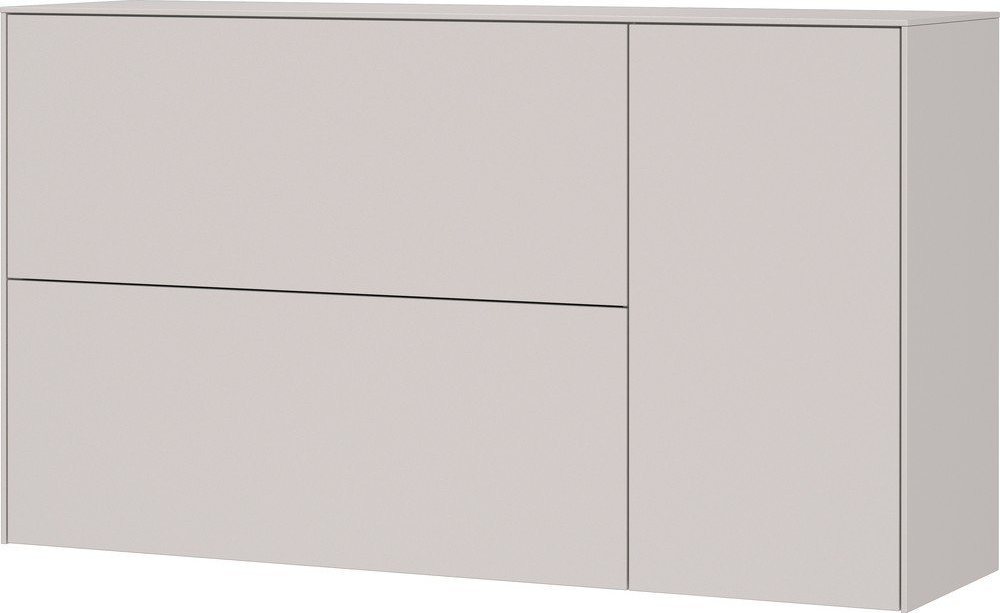 Krémový závěsný botník 137x78x41 cm – Germania Germania