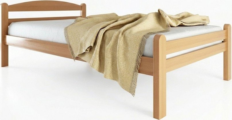 Jednolůžková postel z bukového dřeva s roštem 90x200 cm v přírodní barvě Bellariva – B.E.S. B.E.S.