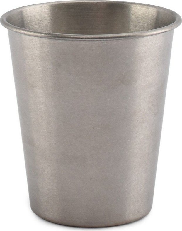 Kovový hrnek ve stříbrné barvě 300 ml Serve – BonBistro BonBistro