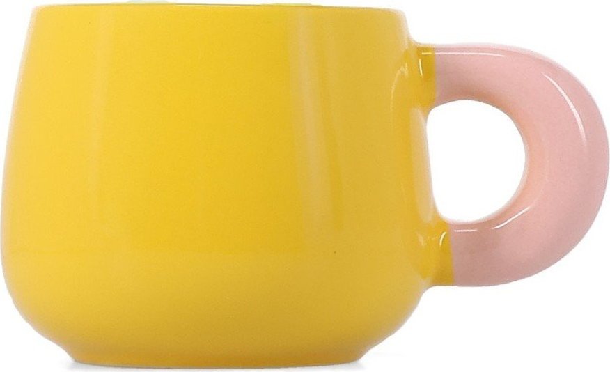 Žlutý hrnek z kostního porcelánu 470 ml Coco – ONA ONA