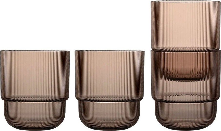 Sklenice z recyklovaného plastu v sadě 4 ks 400 ml Billi – Sagaform Sagaform