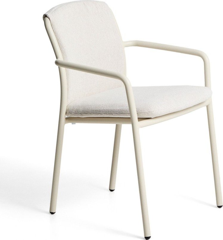 Béžová polstrovaná zahradní židle Linosa – Kave Home Kave Home