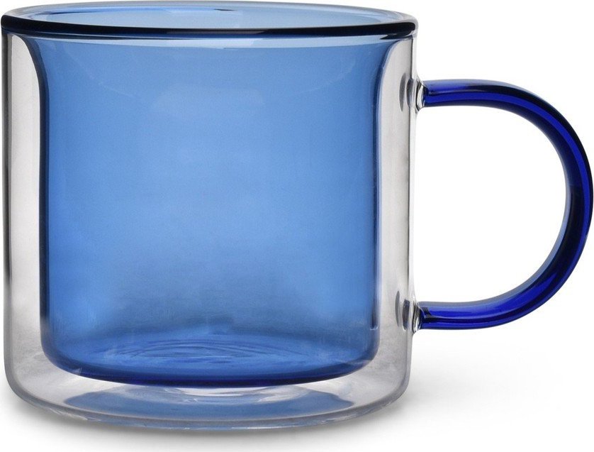 Modré skleněné hrnky v sadě 2 ks 270 ml Liv – ONA ONA