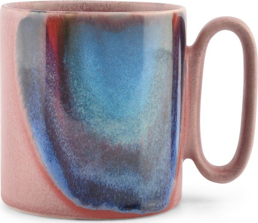 Modrý/růžový kameninový hrnek 390 ml Paint – Salt&Pepper Salt&Pepper