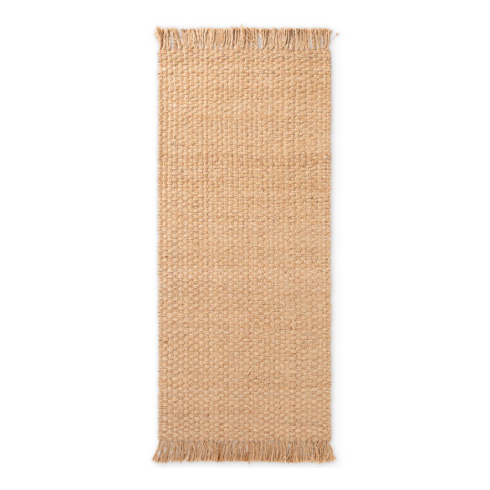 Oboustranný/ručně tkaný jutový běhoun v přírodní barvě 80x300 cm Fjord – Hanse Home Hanse Home