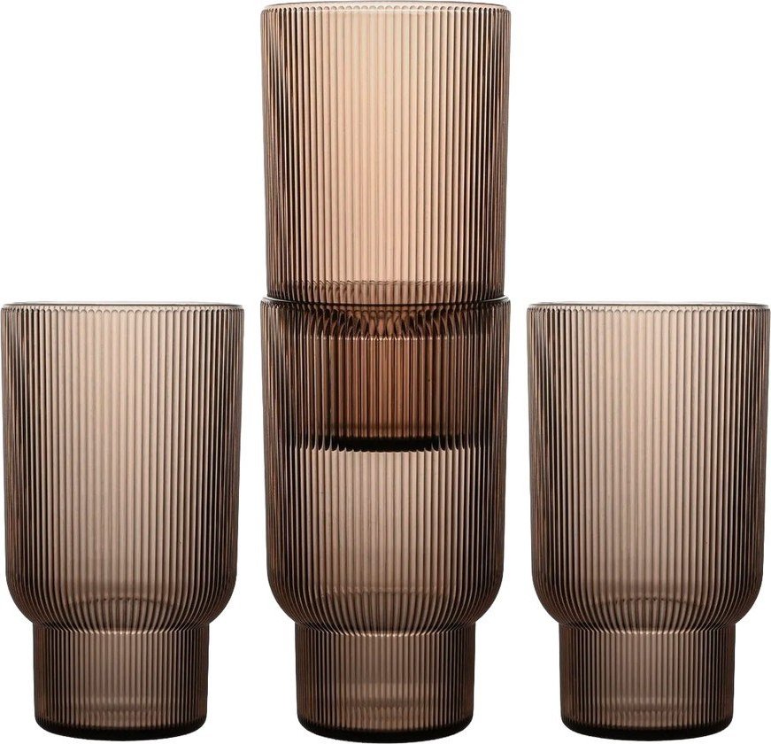 Sklenice z recyklovaného plastu v sadě 4 ks 430 ml Billi – Sagaform Sagaform
