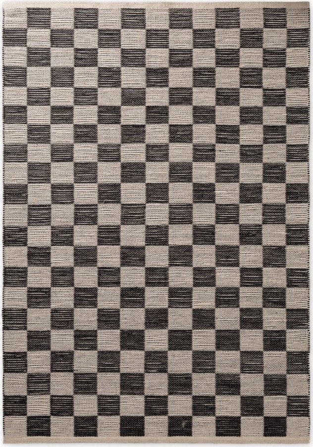 Černý/krémový oboustranný/ručně tkaný koberec s příměsí juty 160x230 cm Rex – Hanse Home Hanse Home