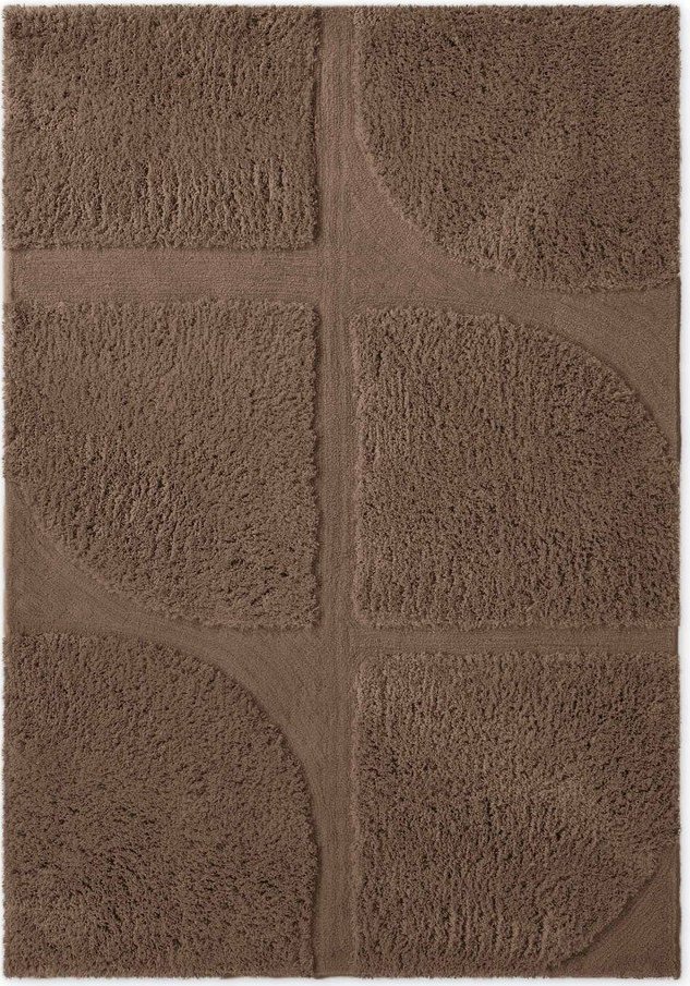 Hnědý ručně tkaný koberec 200x300 cm Lambeth Jasper – Ted Baker Ted Baker