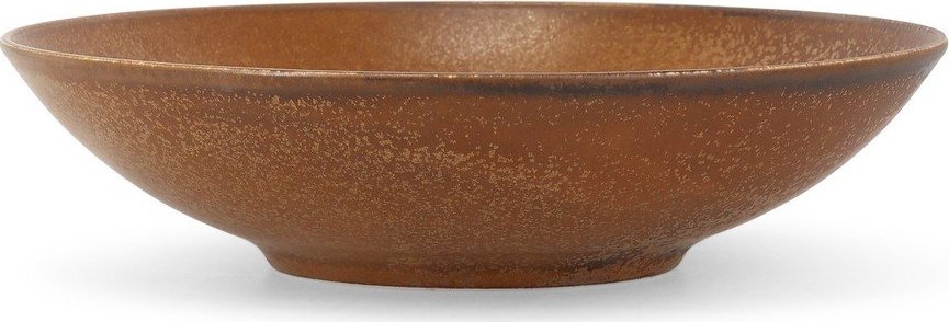 Hnědý hluboký porcelánový talíř ø 26 cm Ovio – BonBistro BonBistro