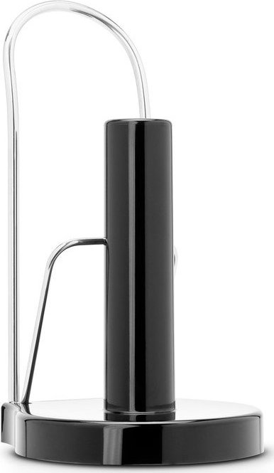 Leskle černý ocelový stojan na papírové utěrky – Brabantia Brabantia