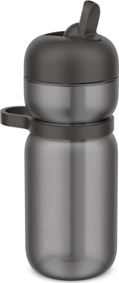 Antracitová plastová lahev 600 ml Active – Mepal Mepal