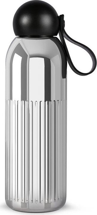 Termoláhev s brčkem z nerezové oceli ve stříbrné barvě 500 ml Tekla – Sagaform Sagaform