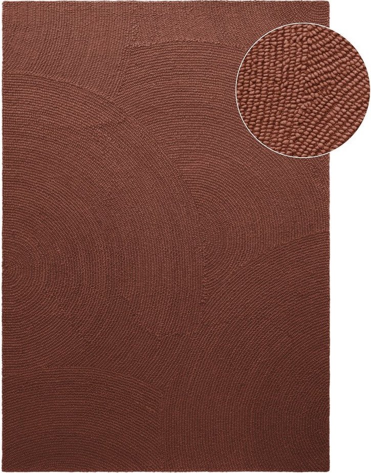 Ručně tkaný vlněný koberec v cihlové barvě 200x300 cm Calmio – Hanse Home Hanse Home