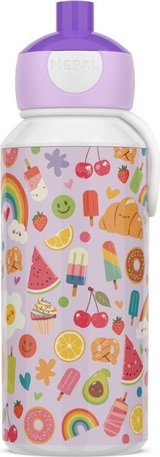 Fialová plastová dětská lahev 400 ml Food Fest – Mepal Mepal