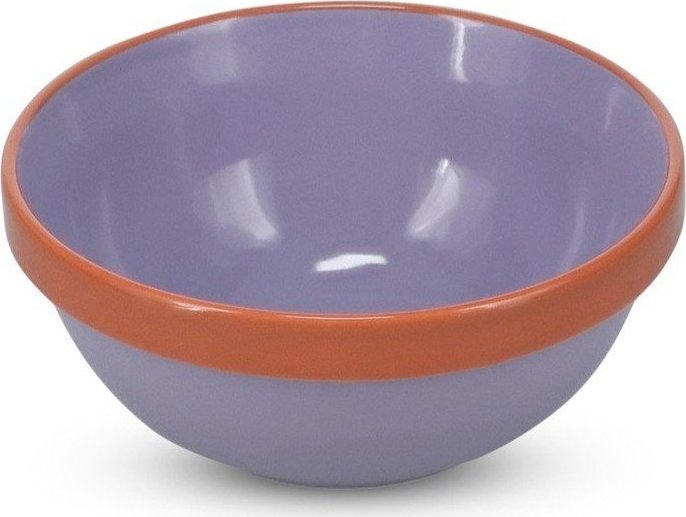 Oranžová/fialová miska z kameniny 710 ml Duo – ONA ONA