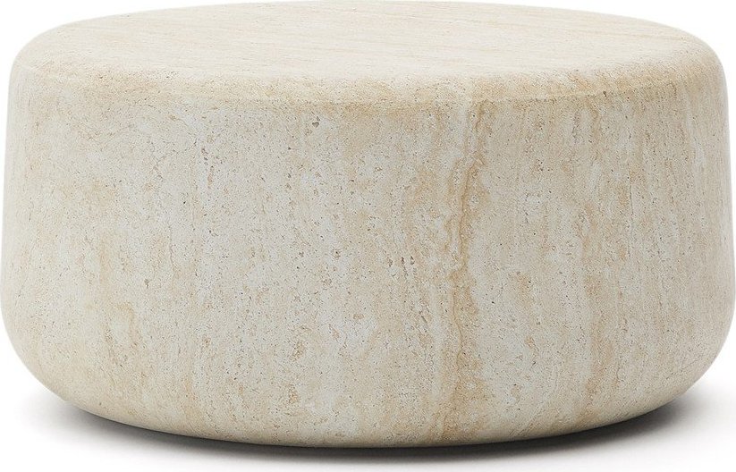 Betonový kulatý zahradní konferenční stolek ø 90 cm Drasi – Kave Home Kave Home