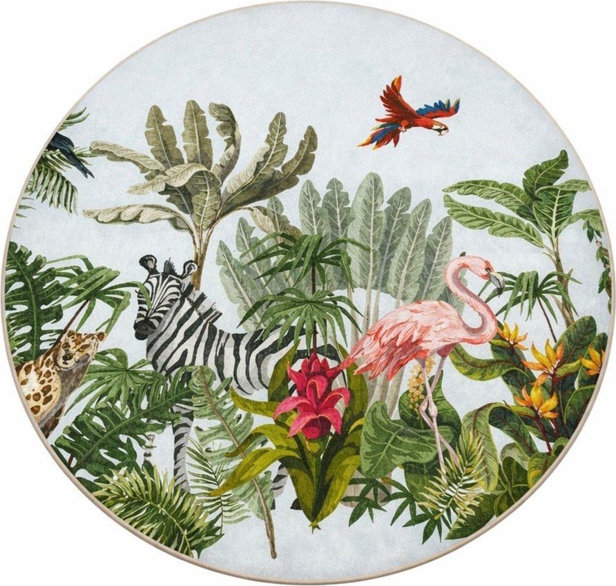 Pratelný dětský koberec ø100 cm Jungle – Mila Home Mila Home