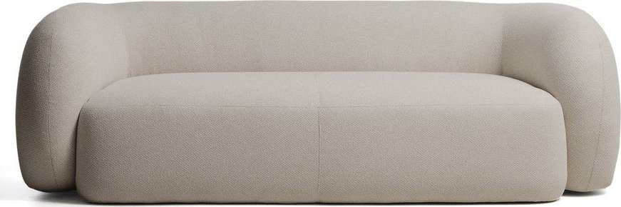 Šedá pohovka z textilie bouclé 246 cm Martina – Kave Home Kave Home