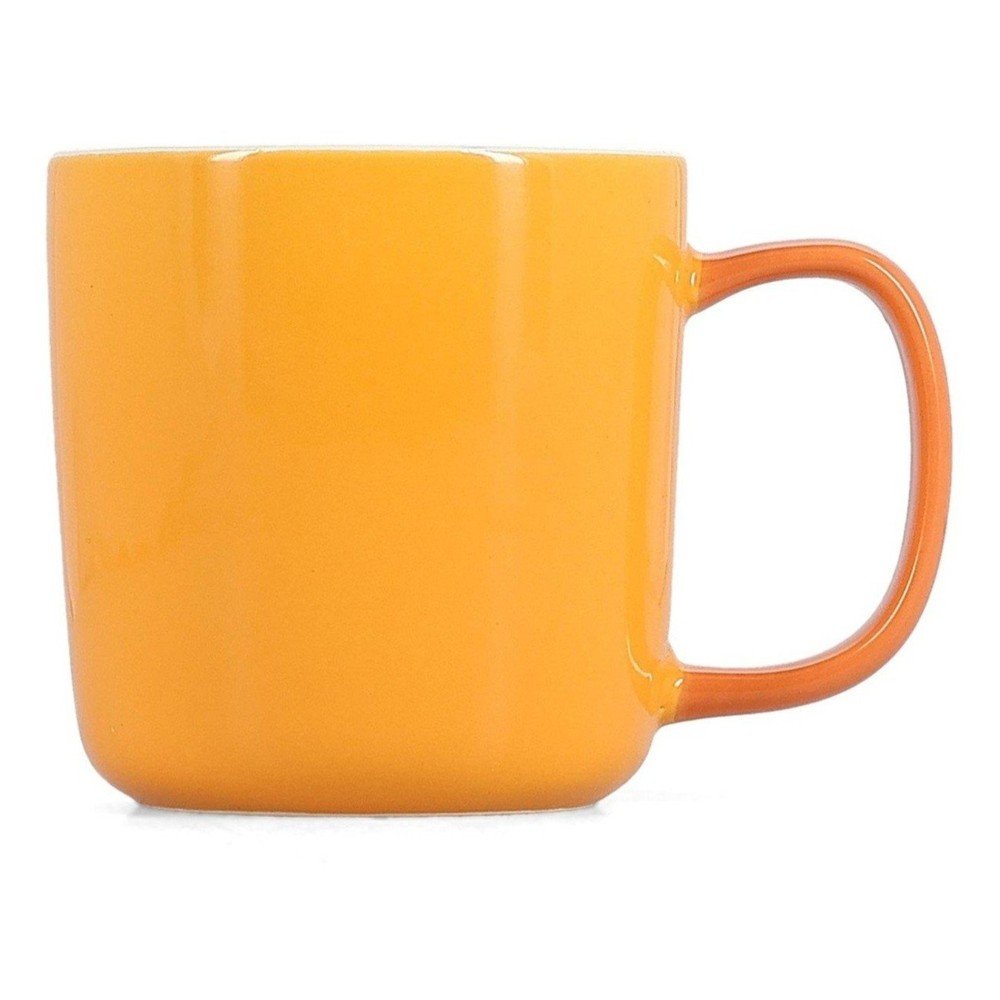Oranžový hrnek z kostního porcelánu 370 ml Mae – ONA ONA