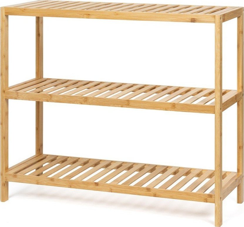 Bambusový koupelnový regál v přírodní barvě 69x60 cm Skaren – Bonami Essentials Bonami Essentials