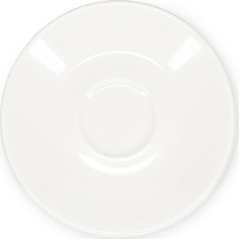 Bílý porcelánový podšálek ø 12