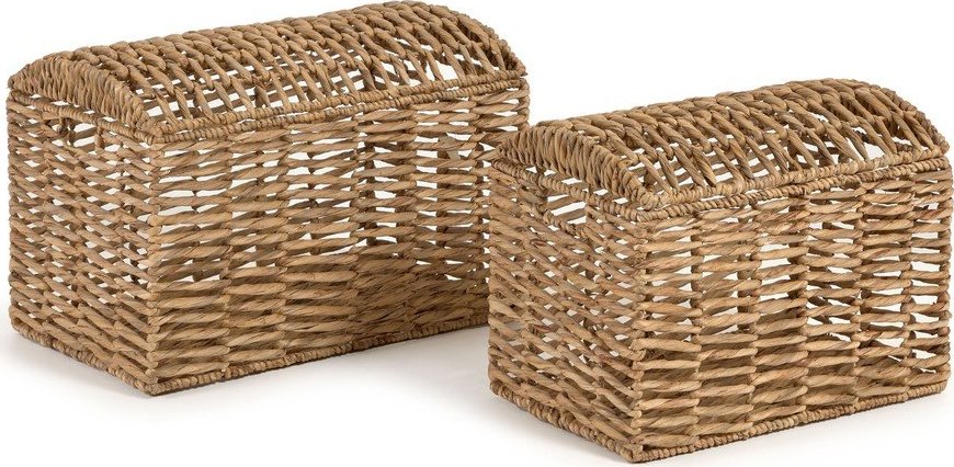 Košíky v sadě 2 ks z vodního hyacintu 60x37x40 cm Xuliana – Kave Home Kave Home