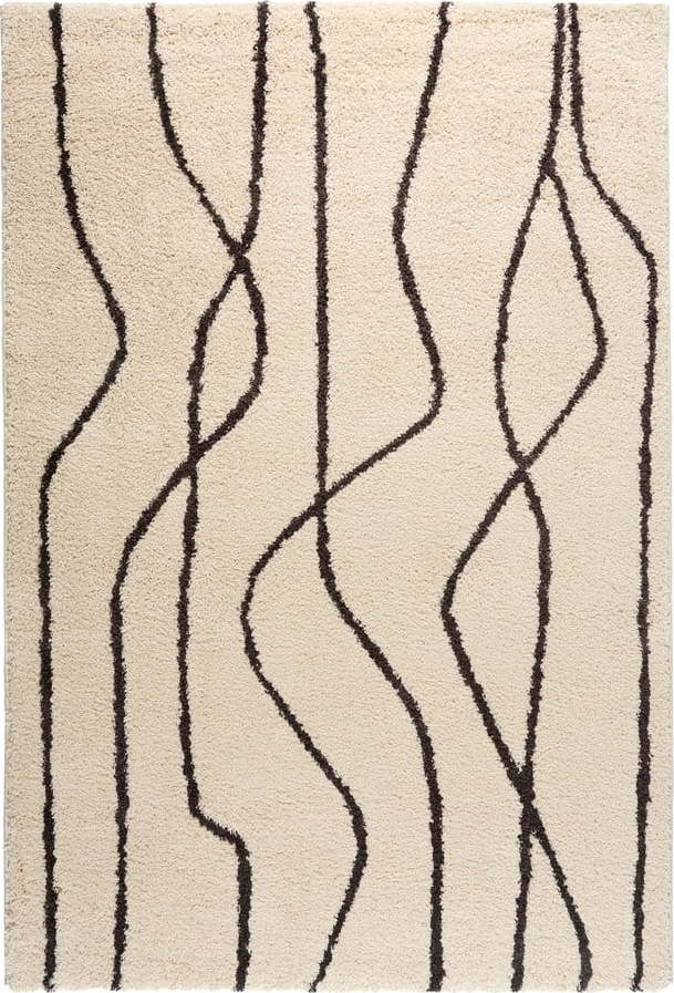Bílý/černý koberec 140x200 cm Routa – Universal Universal