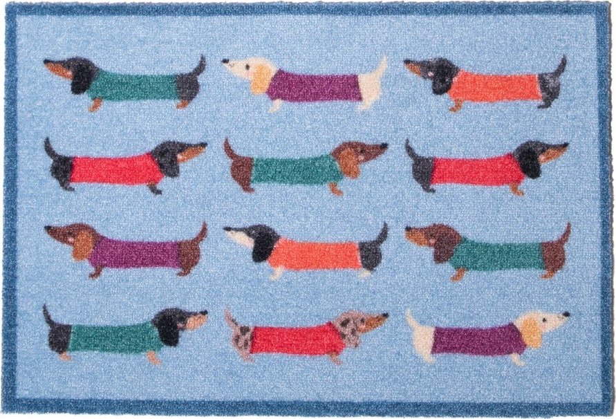 Textilní rohožka 40x60 cm Dachshund – Artsy Doormats Artsy Doormats