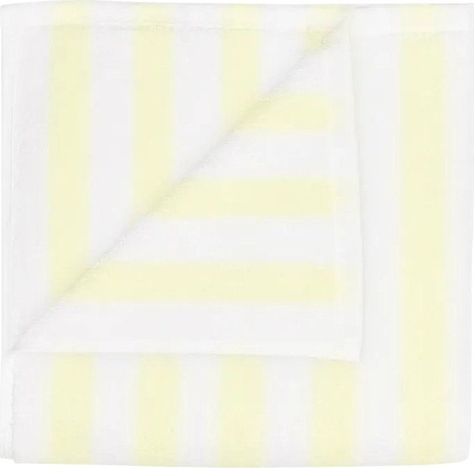 Světle žluté/bílé froté ručníky v sadě 2 ks z bio bavlny 30x50 cm Arto – Blomus Blomus