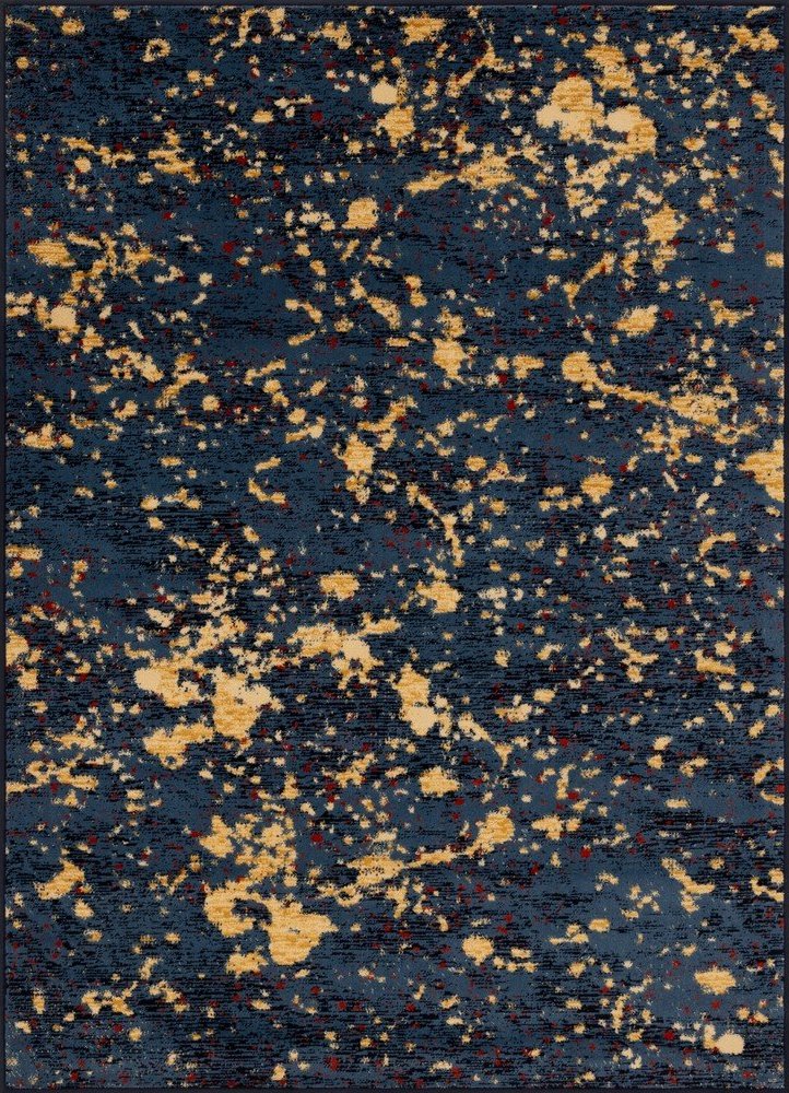 Tmavě modrý koberec 50x70 cm Tonio – FD FD
