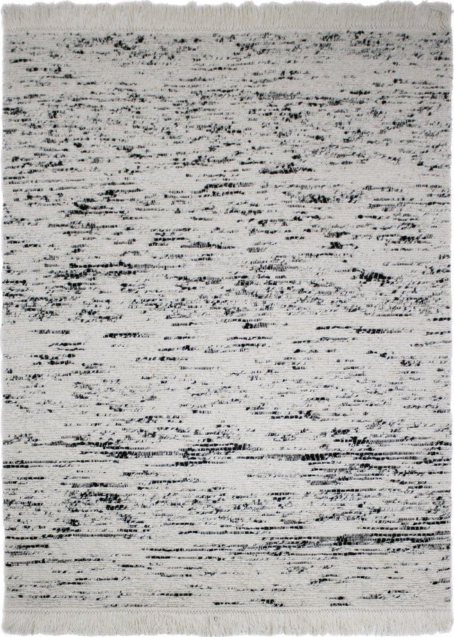 Šedý/slonovinový ručně tkaný vlněný koberec 140x200 cm Ellsa – Flair Rugs Flair Rugs
