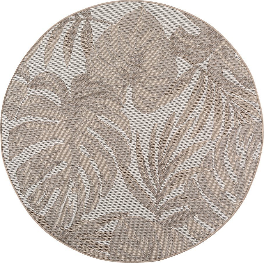 Béžový kulatý vnitřní a venkovní koberec ø 160 cm Desert 1302 – Ayyildiz Carpets Ayyildiz Carpets